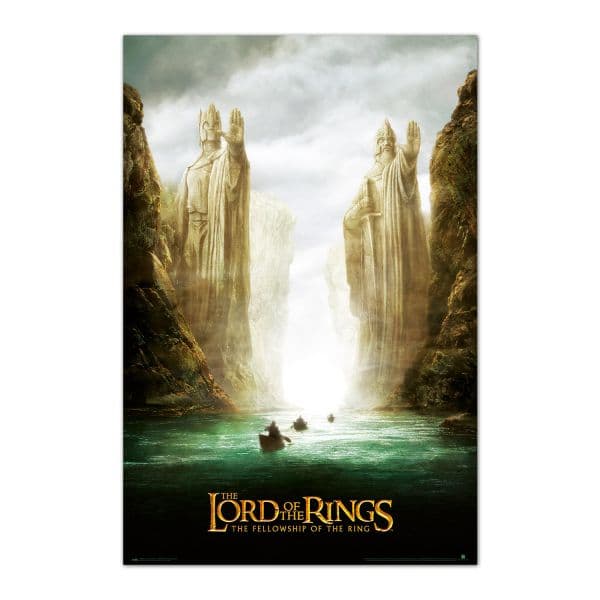Grupo Erik Cartaz O Senhor dos Anéis: Argonath e A Sociedade do Anel