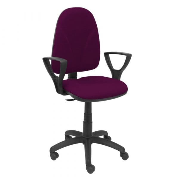 PYC Escritório Cadeira Ergonómico e Anatômico Mecanismo de Contacto e Ajustável em - Assento e Traseira Estofado Roxo de Bali