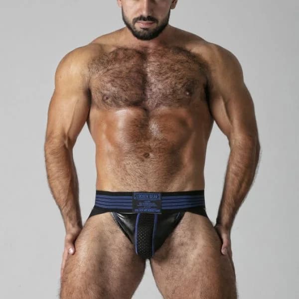 Locker Gear Jockstrap Look At Harder Azul 36 S