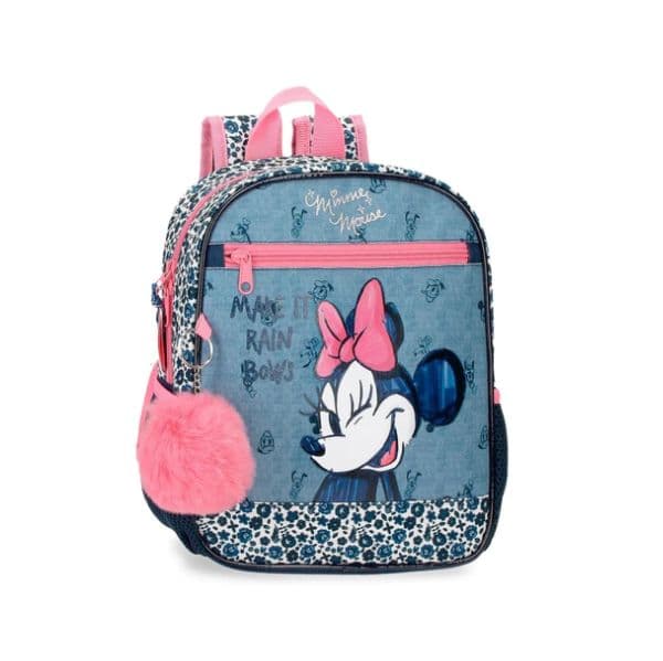 Disney Mochila Escolar Disney Minnie Make It Rain Bows 28cm - 48DF5BCE-81D
