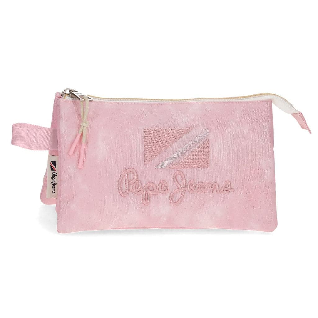 ESTOJO ESCOLAR PEPE JEANS HOLI COR DE ROSA