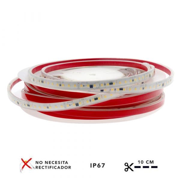 Ledme Fita LED 220Vac Smd2835 Ruzok 17W/m Ip67 - 20 Metros 4500K