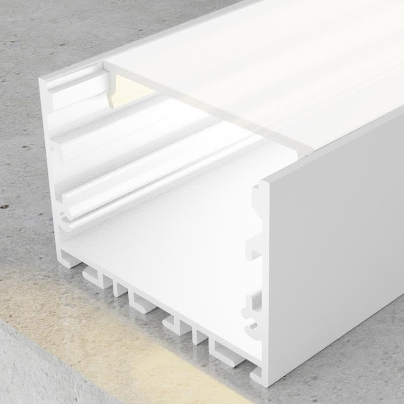 Perfil de Alumínio U 2 Metros Para LED Neon 24V/220V