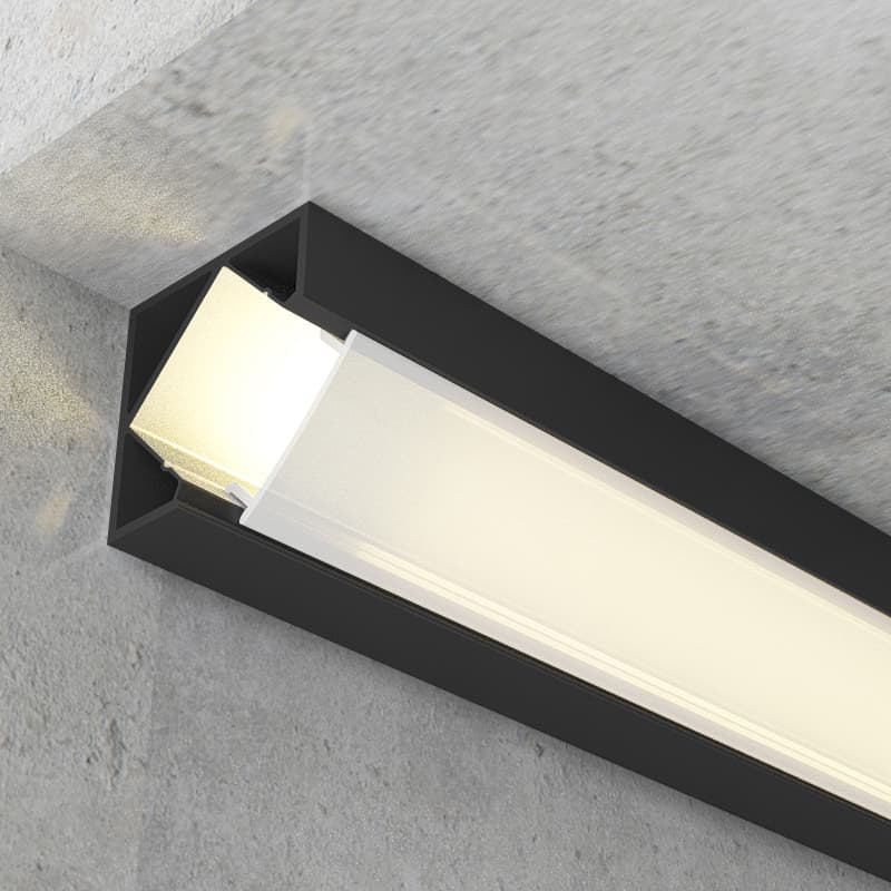 Perfil Silicone Drop 15X15 Para Fitas de LED - 20 Metros