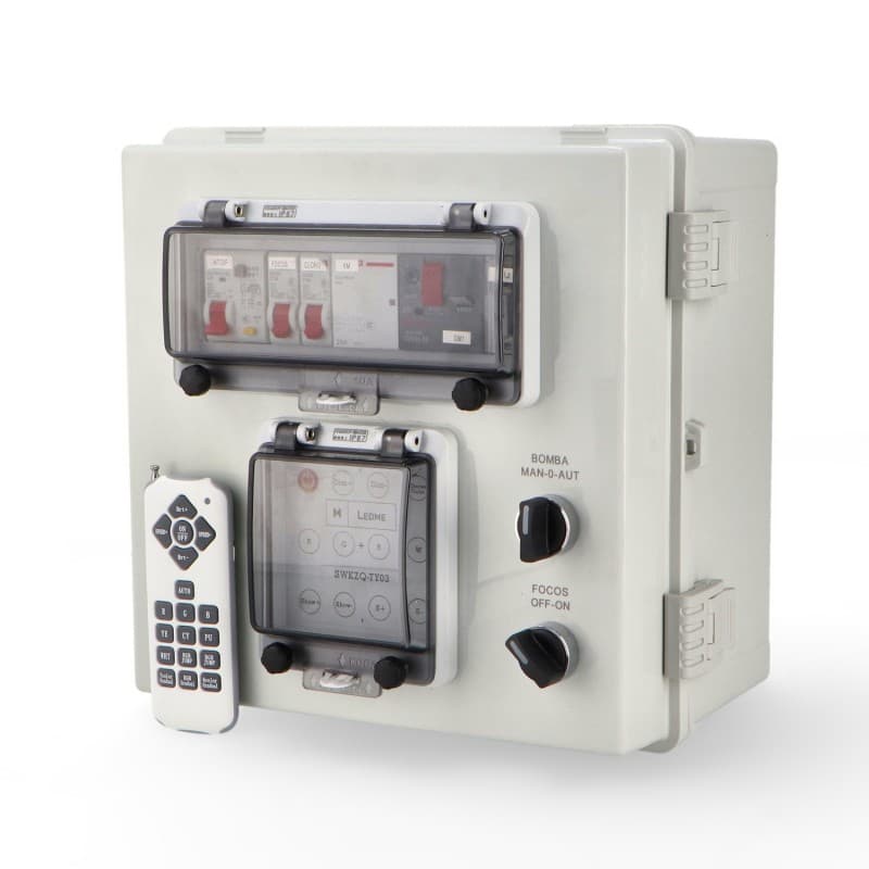 Quadro Elétrico Piscina de 1 Hp Com Transformador 60W