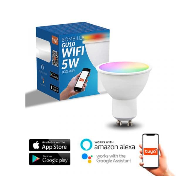Ledme Lampada LED SmartHome GU10 5W RGB+CCT