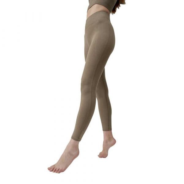 Born Living Yoga India Leggings High Waist Beige L Mulher