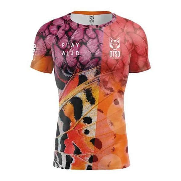 Otso Wings Short Sleeve T-shirt Colorido L Homem