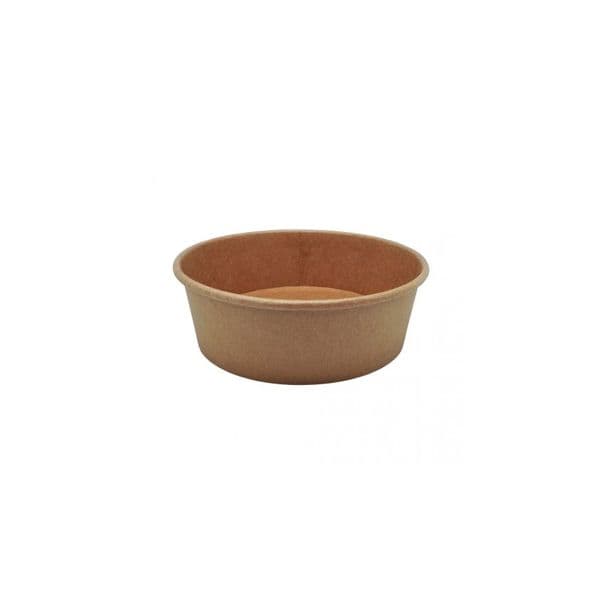 Saladeiras 500ml Cartão Redondo Ø150mm Kraft 50un - 6621313