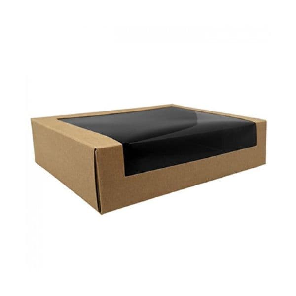 Paper Caixa Alimentar Kraft 19,5x14x4,5cm 100un