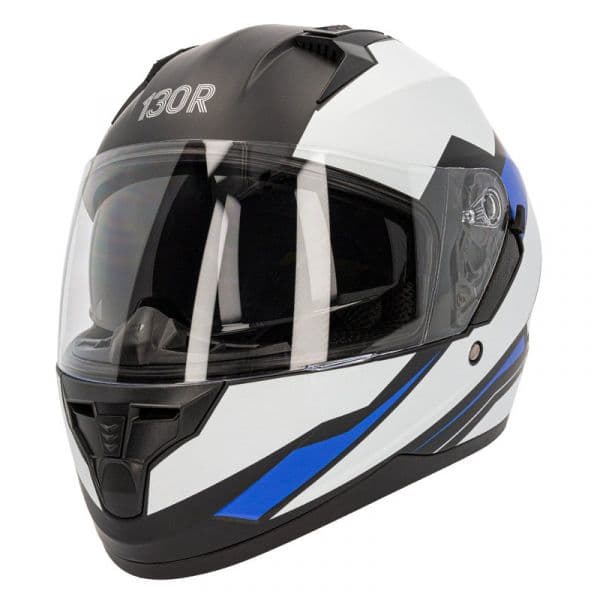 130R Capacete Katsura V2 Rocker Matt Black / White / Blue XS