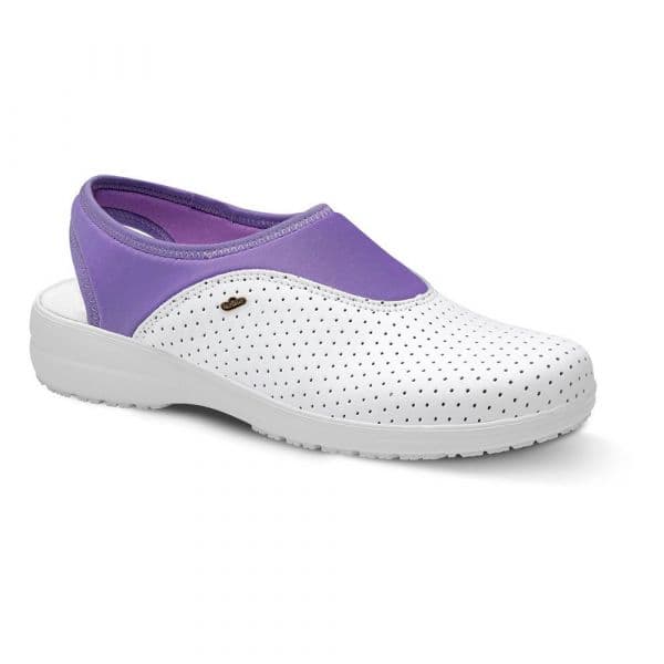 Feliz Caminar Sport Lycra Clogs Branco,Roxo EU 41