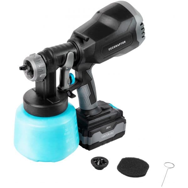 Cecotec Pistola de Pintura Eléctrica a Bateria 20V 4000mAh - 70000
