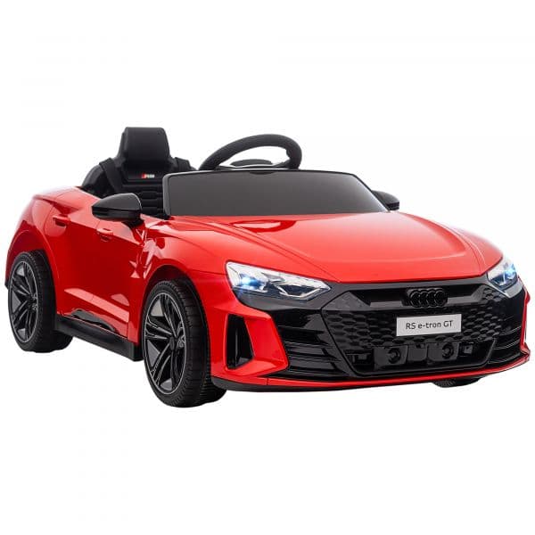 HomCom Carro Elétrico AUDI RS E-Tron GT 12V Vermelho