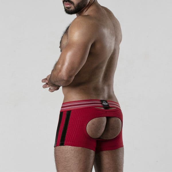 Locker Gear Boxers Backroom Bottomless Locker Gear Vermelhos - 36 S - EX23774