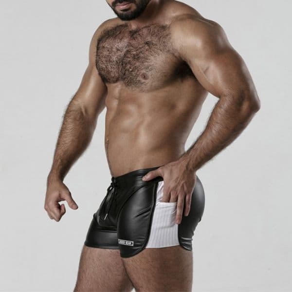 Locker Gear Calção Perneira 2 Way Zipper Contrast Short Branco 46 3XL