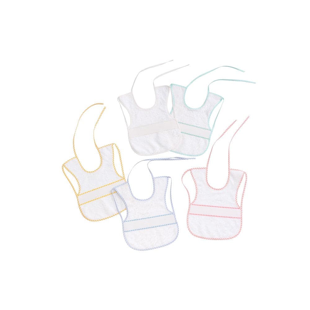 Babete Em Ponto Cruz 25X35 Azul Pack 2 Interbaby