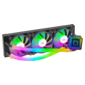 Mars Gaming MLULTRA360 ARGB Infinity Mirror Liquid Preto - MLULTRA360