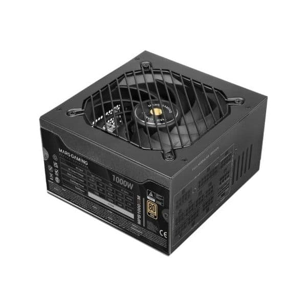 Mars Gaming MPB1000SIM 80Plus Gold Preta