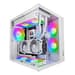 Mars Gaming MCV-ONE ATX FRGB com Duplo Vidro Temperado e Ventoinha Traseira 12cm Branco