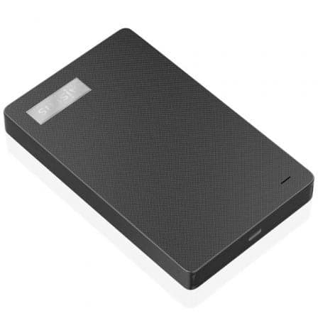 AISENS ASE-2541B Caixa para Disco SATA 2.5" USB-C USB3.1 Gen1 Preto