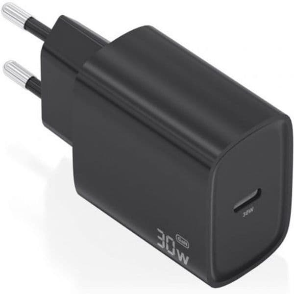 Aisens Carregador A110-0951 GaN 30W USB-C PD3.0 AI Black