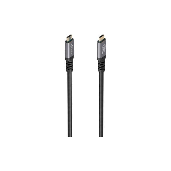 AISENS Cabo USB 3.2 Tipo-C Macho para Macho 100W 20Gbps 3m Preto