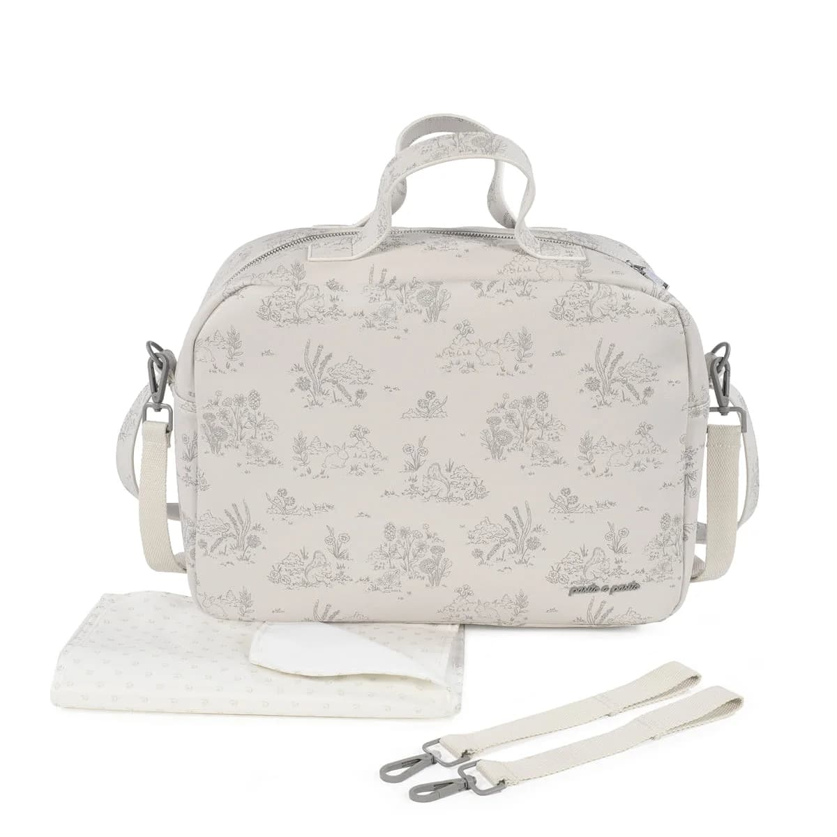 Pasito a Pasito Pasito Bolsa Maternidade Toile de Jouy Cream