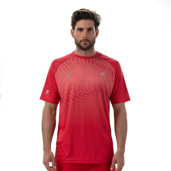 Drop Shot Benara Lima Short Sleeve T-shirt Vermelho S Homem