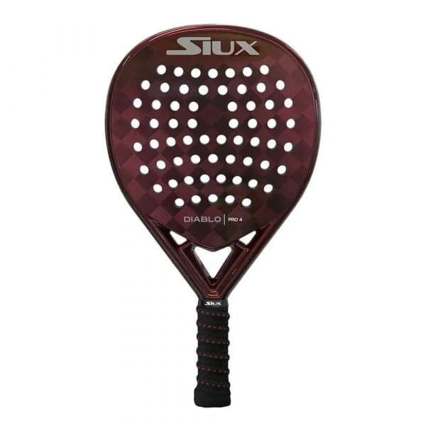 Siux Raquete de Padel Diablo Pro 4 Tino Libaak Vermelha/Preta