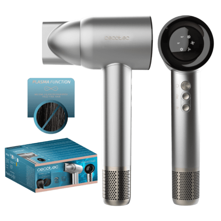 Cecotec Secador de Cabelo Ioni Care Rockstar Nano IonTech Cinzento