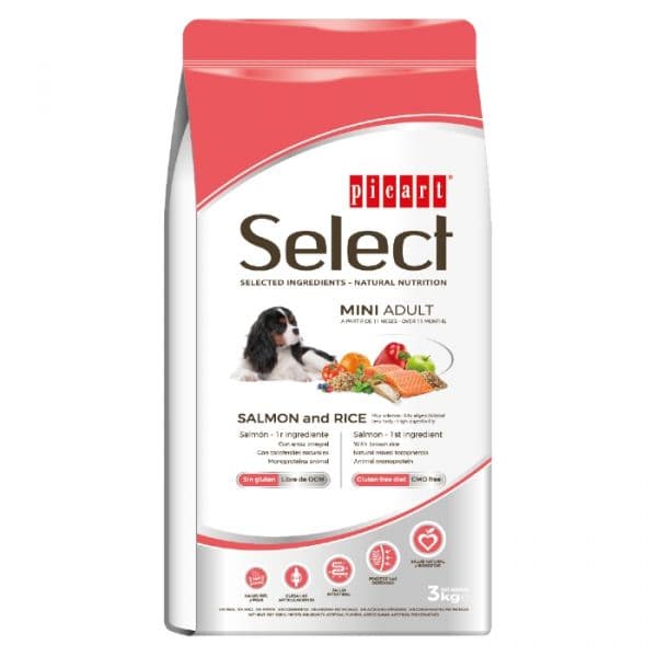 Picart Select Mini Adult Salmon & Rice 3Kg