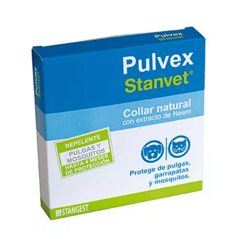 Stangest Coleira Antiparasitária Natural Pulvex 60cm