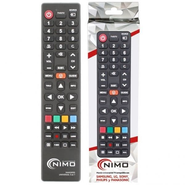 Comando Universal Dedicado para TVs LCD Samsung, LG, Sony, Philips, Panasonic - ef18f0092ce