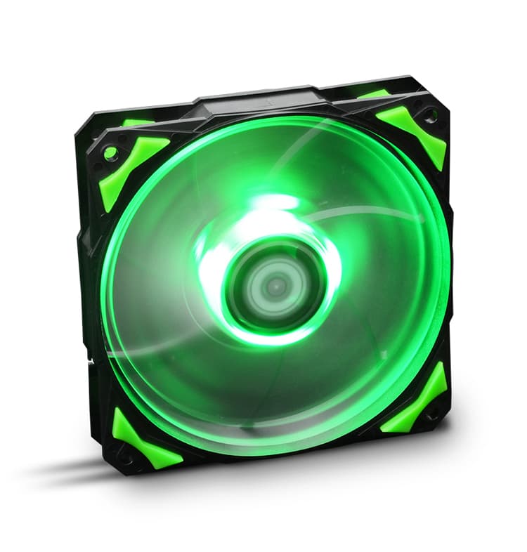 COOLER NOX HUMMER H-FAN 120 LED GREEN - NXHUMMERF120LG
