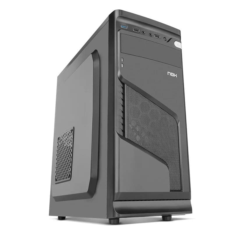 Caixa ATX Nox Lite 020 Preta c/ Fonte Alimentação 500W