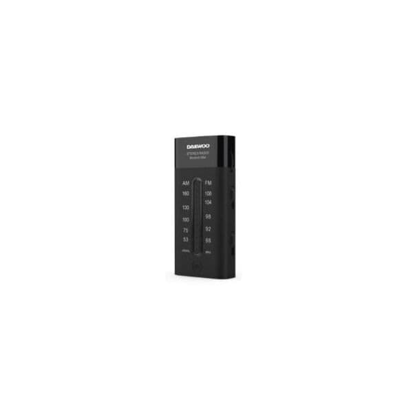 Daewoo DW1109 Rádio Portátil Mini Preto