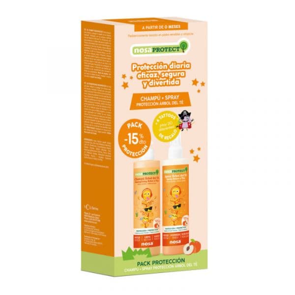 Nosa Protect Pack Pêssego Champô 250ml + Spray 250ml