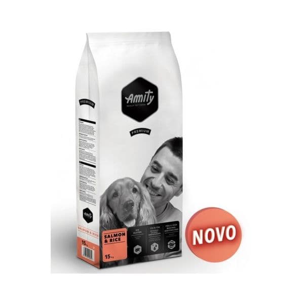 Amity Premium Salmon & Rice 15Kg