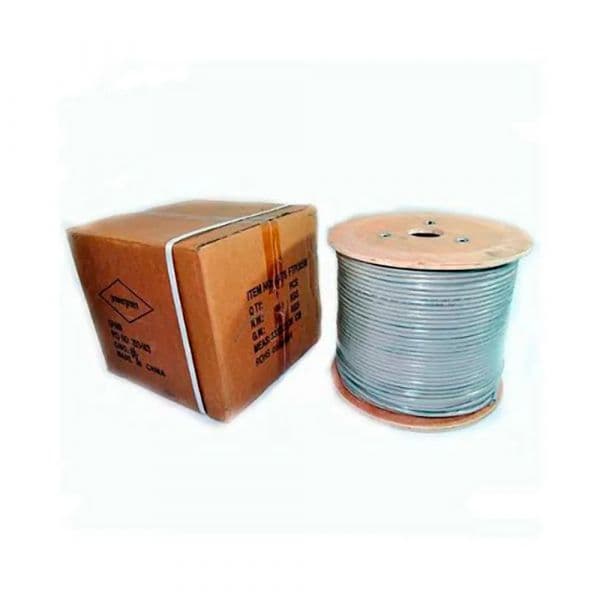 Pepegreen CAB-06305-HQBLFT Cabo de Rede CAT6 Rígido 305m Silver