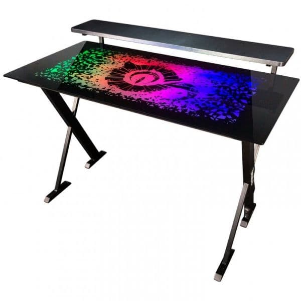 Talius Warship X1 Mesa Gaming RGB 120x60cm Preta