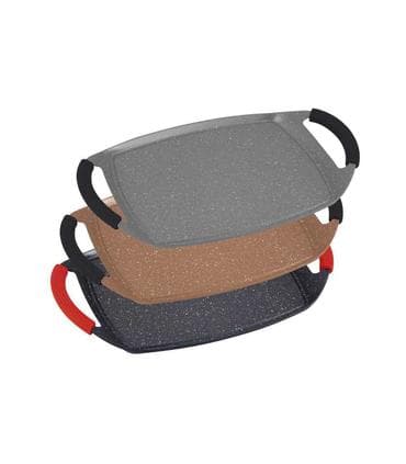 Plancha De Piedra 47 Cm Rc-Gpsc47 Negro Thulos