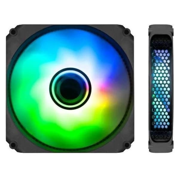 CoolBox Infinity Ventilador ARGB 12cm Preto