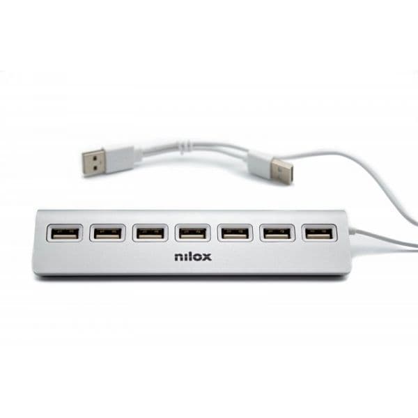 Nilox HUB 7 Portas USB 2.0 - NXHU7ALU2
