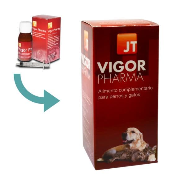 JTPharma Vigor Pharma Suplemento Líquido Cães e Gatos Convalescentes 55 ml