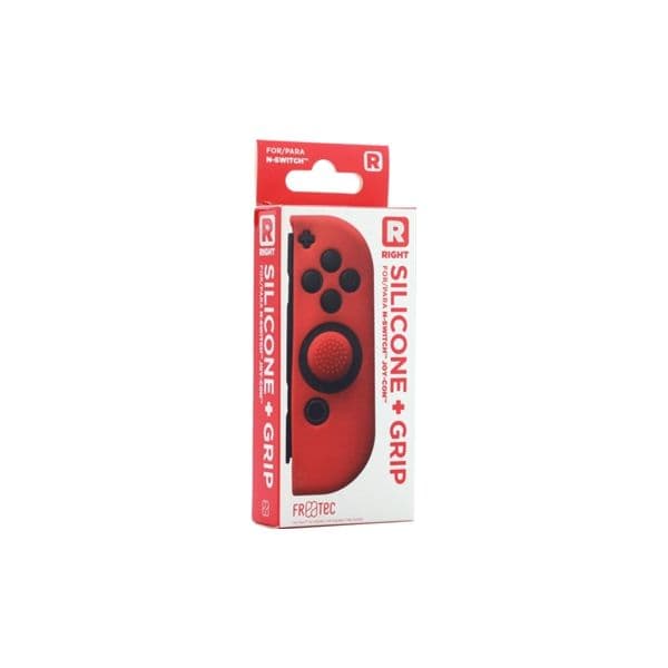 Freektec Capa de Silicone + Grips Red Joy-Con Direito Switch