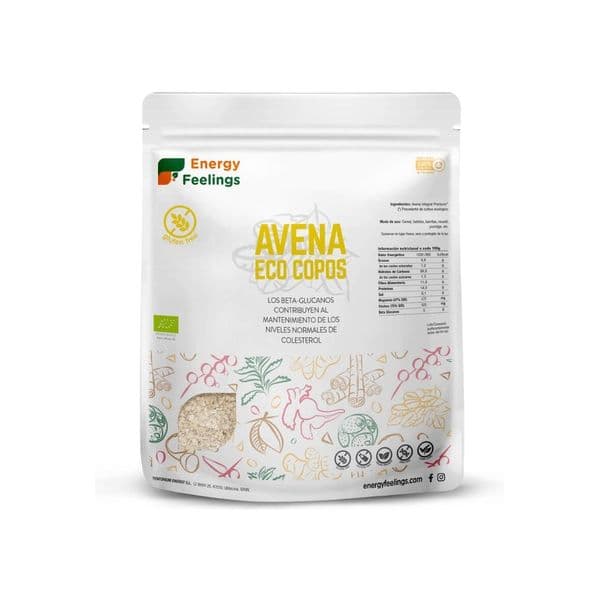 Energy Feelings Flocos Finos De Aveia Bio Sem Glúten 1 kg