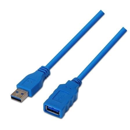 Aisens Cabo usb 3.2 Macho - usb Fêmea 3.1 2M (azul) - A1050046