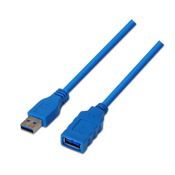 Aisens Cabo usb 3.2 Macho - usb Fêmea 3.1 2M (azul) - A1050046