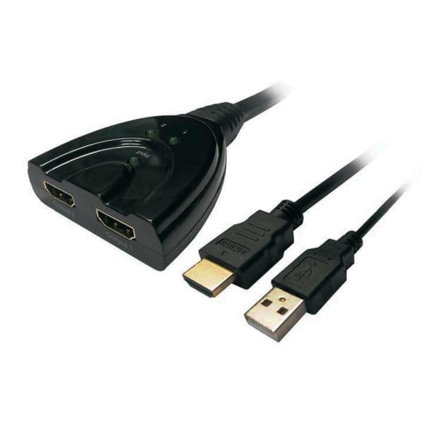 Aisens Adaptador de Vídeo Hdmi-m a 2xhdmi-h Aisens Preto - 90